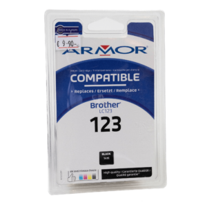 ARMOR Brother LC123 Black