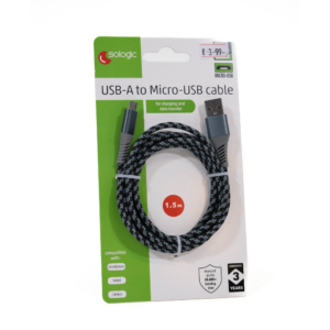 sologic | USB-A auf Micro-USB Kabel 1,5m