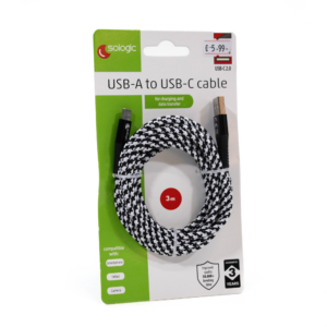 sologic | USB-A auf USB-C Kabel 3m
